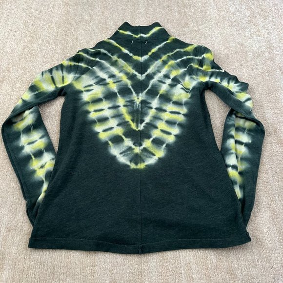 Free People We The Free Tie Dye Knit Turtleneck Long Sleeve Top L - Picture 2 of 9